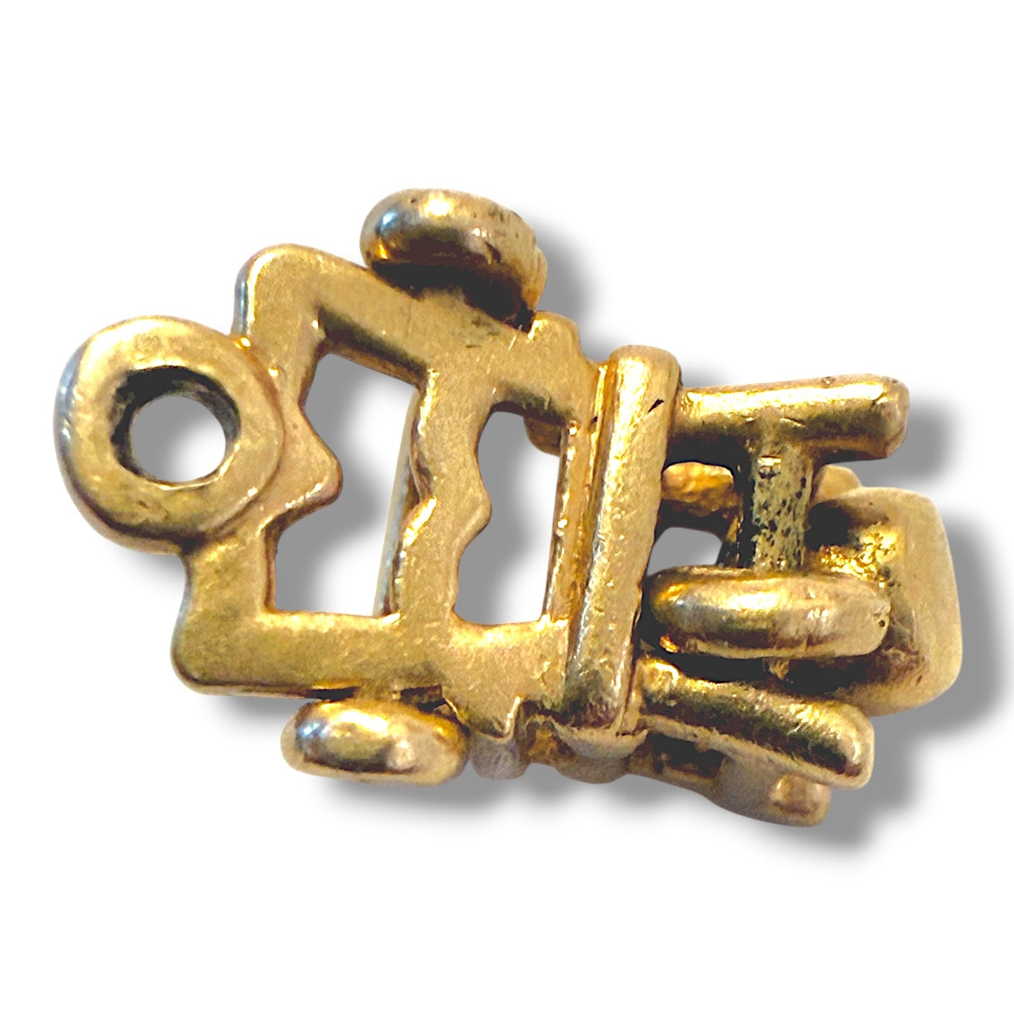 Vintage 14k Articulated High Chair Charm