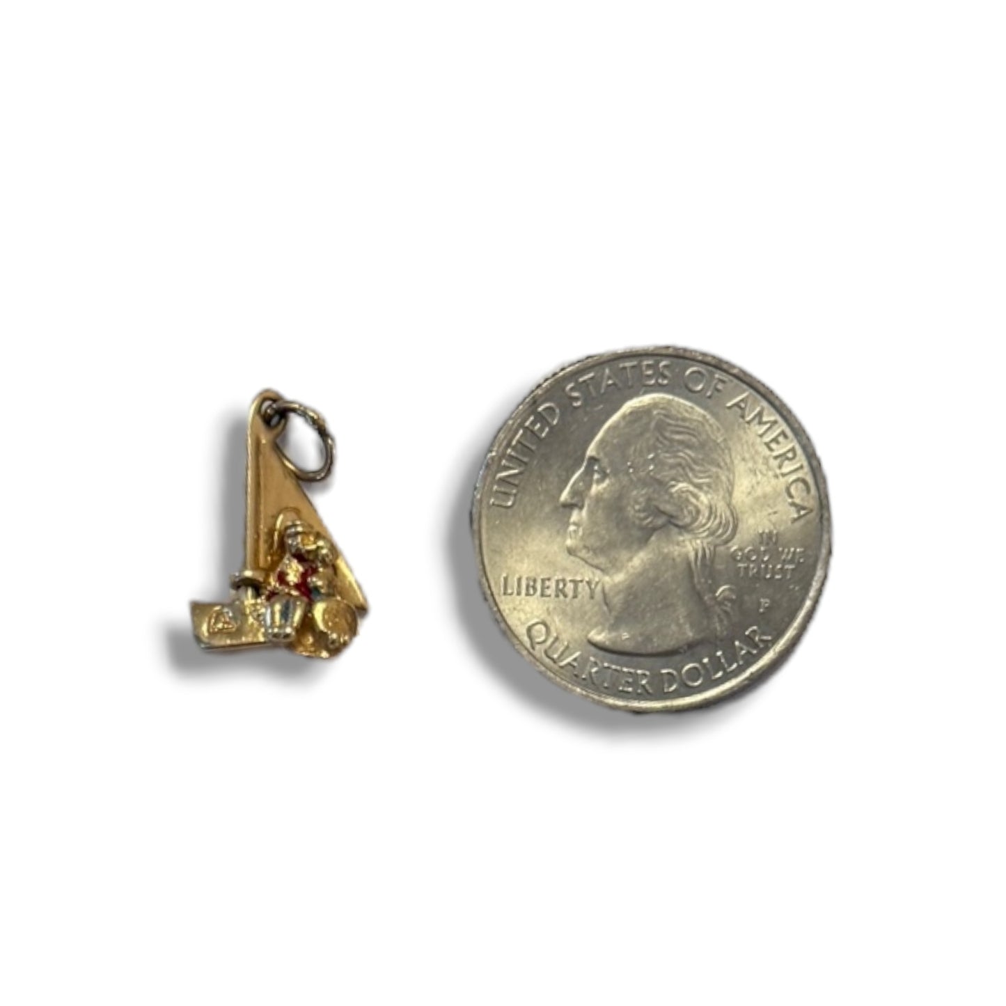 Vintage 14k Love Boat Articulated Charm