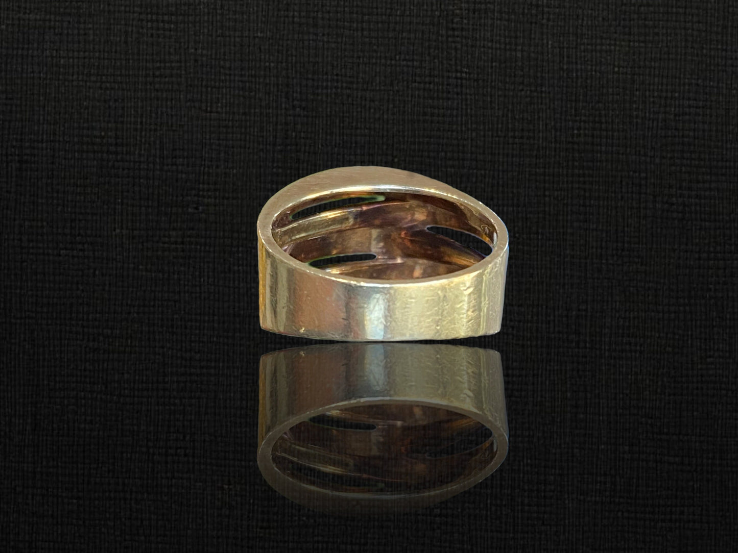 14k and Enamel Designer Ring by Martine