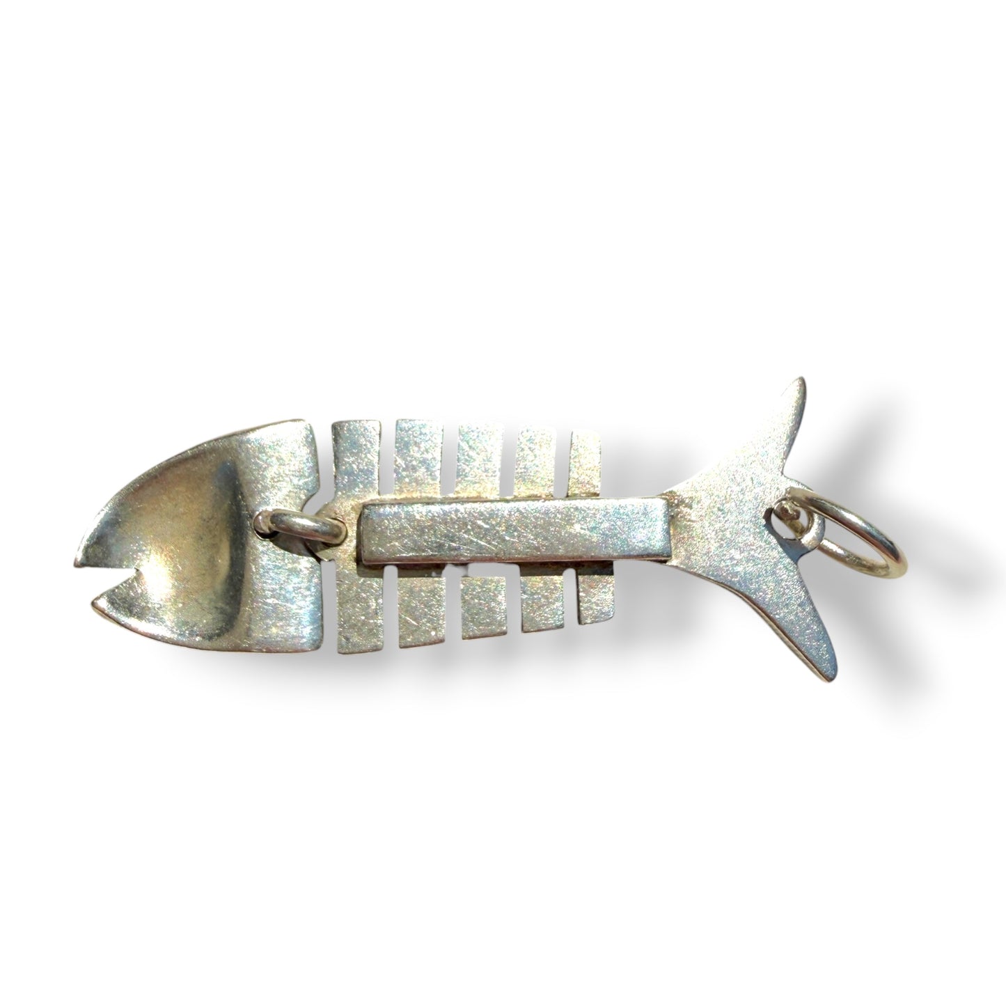 925 Sterling Silver Fish Pendant