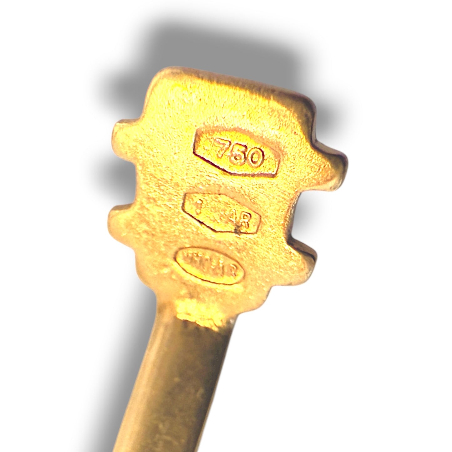 Vintage 18k Yellow Gold Lute of Love Charm