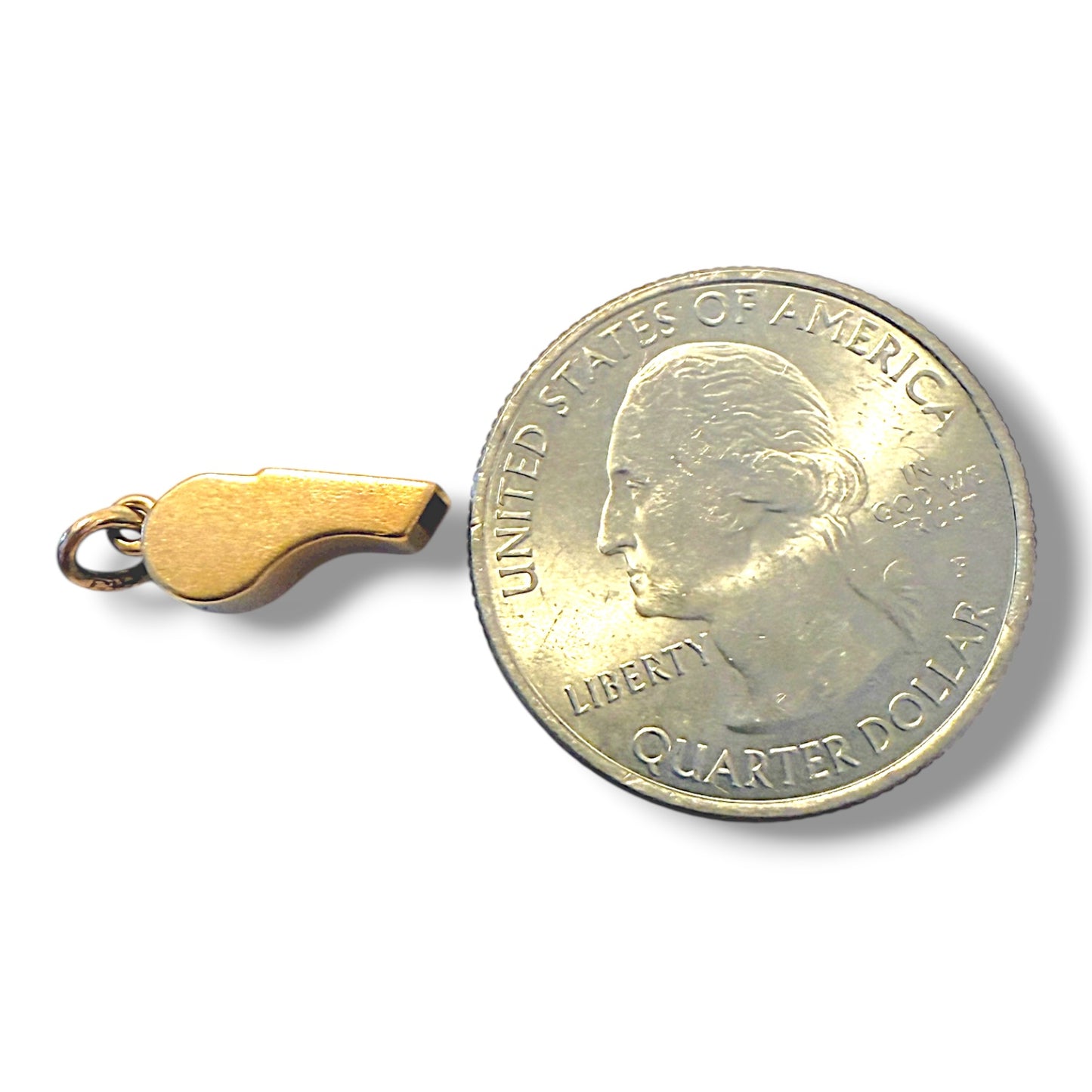 Vintage 14k Whistle Charm - Works