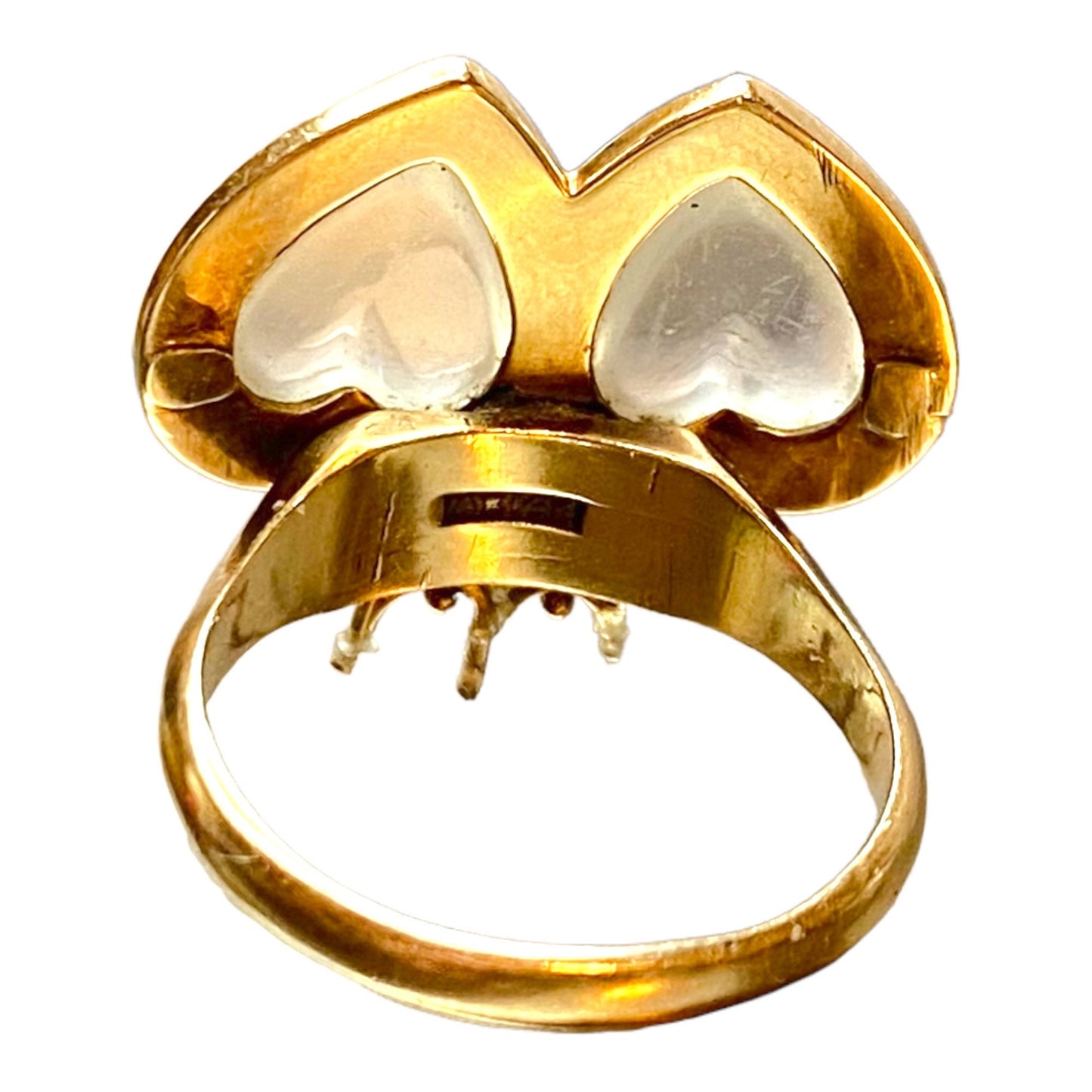 Antique 14k Crowned Hearts Ring | Luckenbooth Ring | Sentimental Jewelry