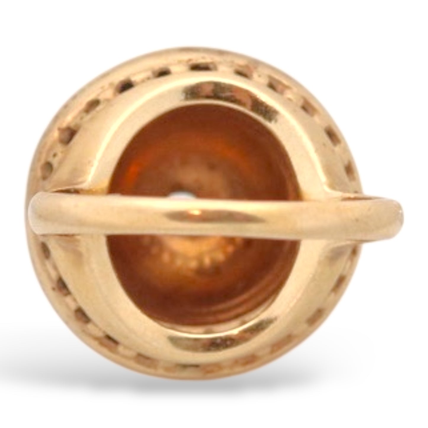 Vintage 14k Garnet Ring Missing One Stone