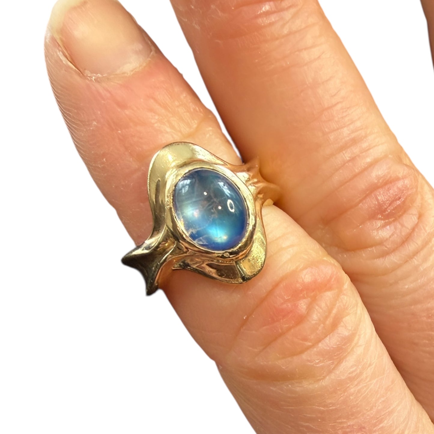 Vintage 14k Moonstone Ring #febrings