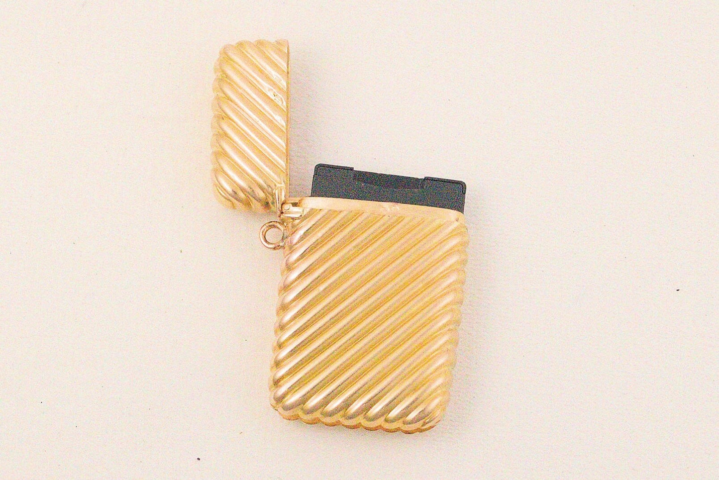 18k Yellow Gold Antique French Vesta | Match Case | Locket