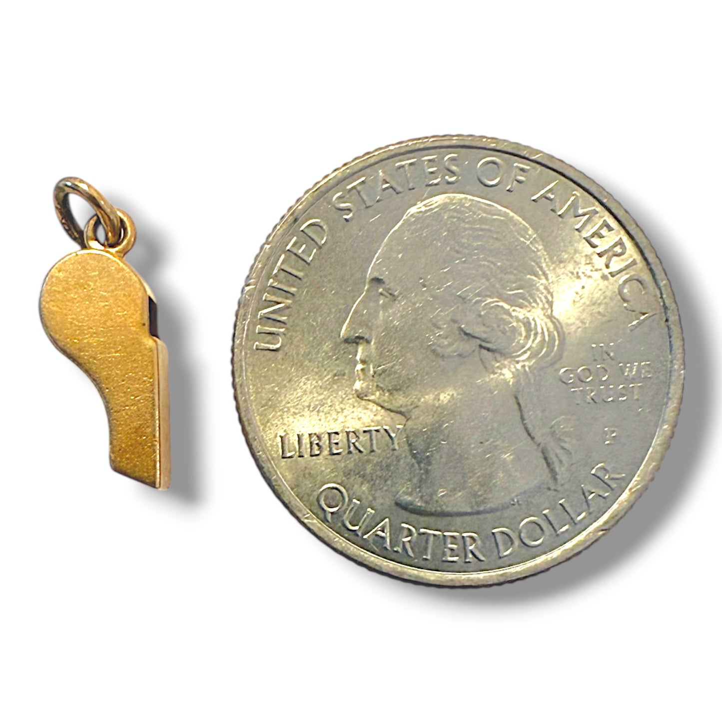 Vintage 14k Whistle Charm - Works
