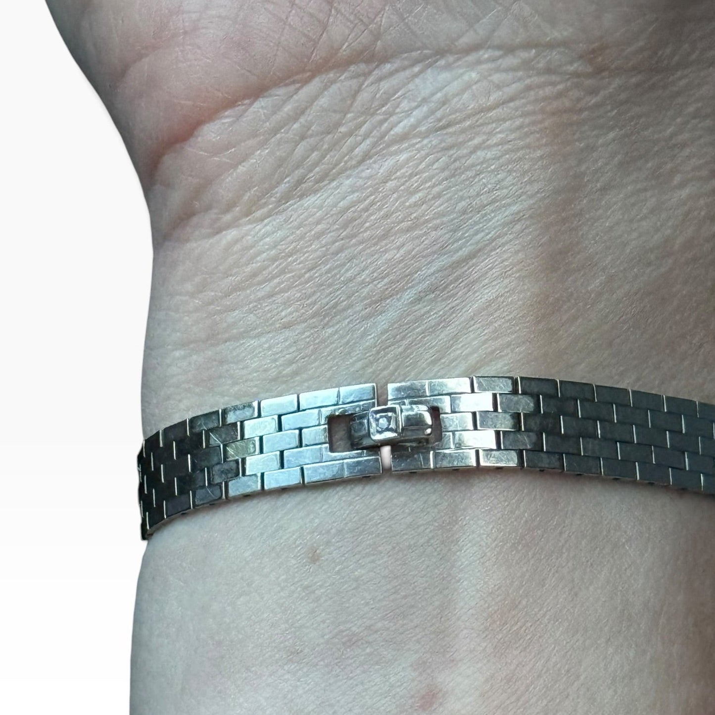 Vintage Blancpain 14K White Gold Ladies Cocktail Watch – Diamond Clasp – Engraved 1948 – Fully Running