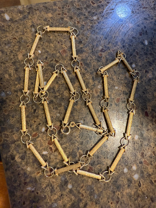 Vintage 14k Long Arrow Chain