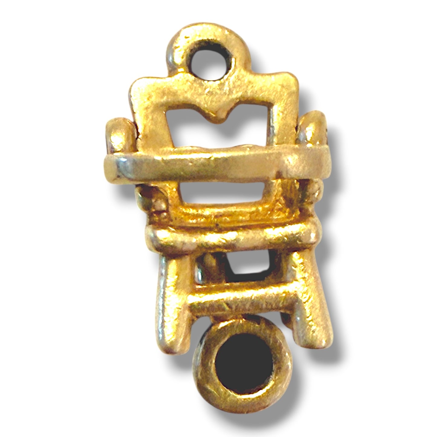 Vintage 14k Articulated High Chair Charm