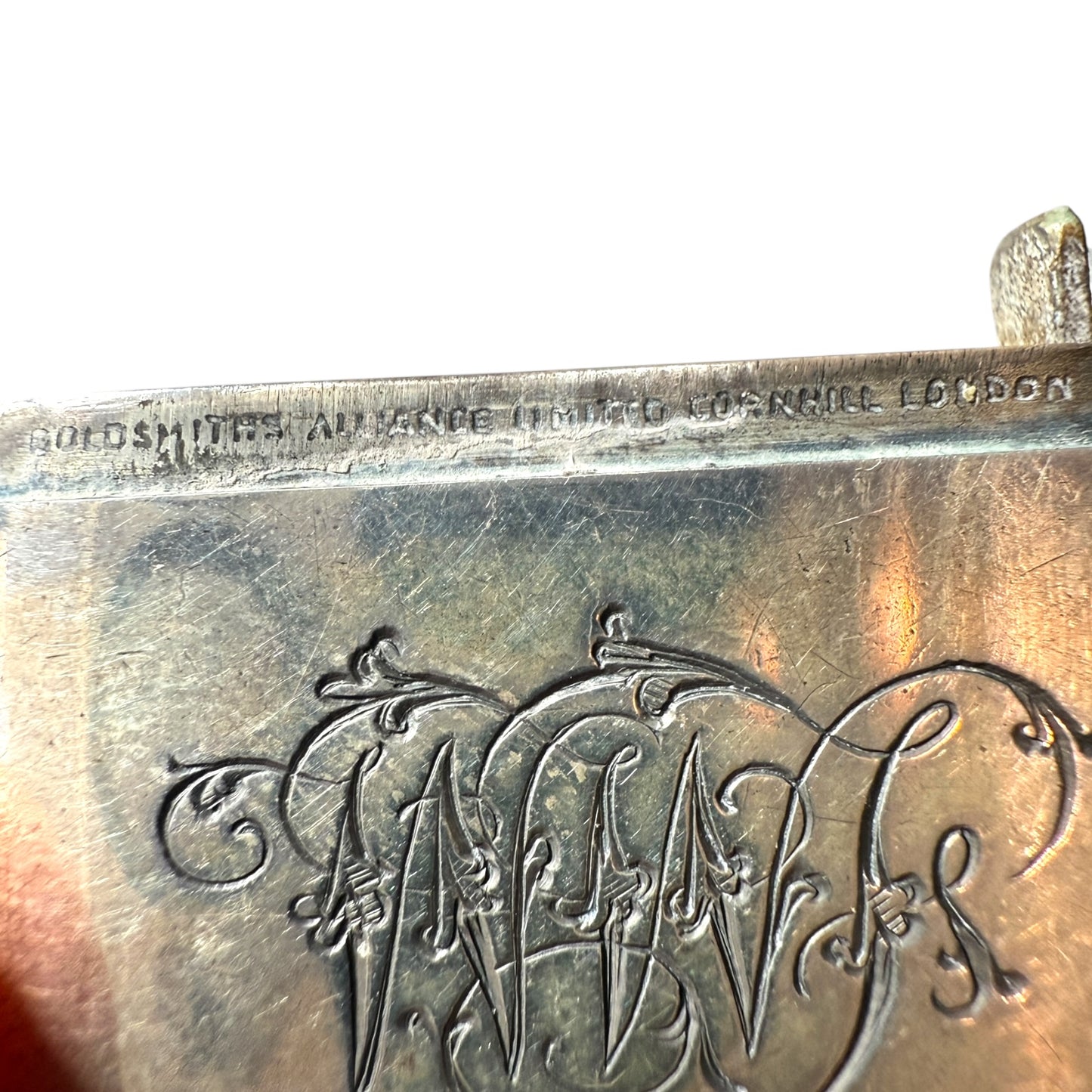 Antique Vesta | 925 Silver Enamel Match Case | English Hallmarks