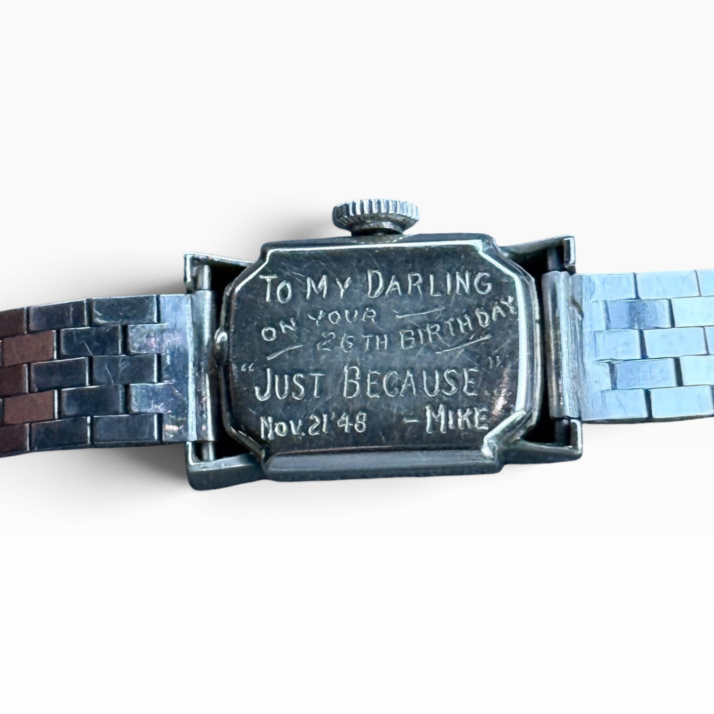 Vintage Blancpain 14K White Gold Ladies Cocktail Watch – Diamond Clasp – Engraved 1948 – Fully Running
