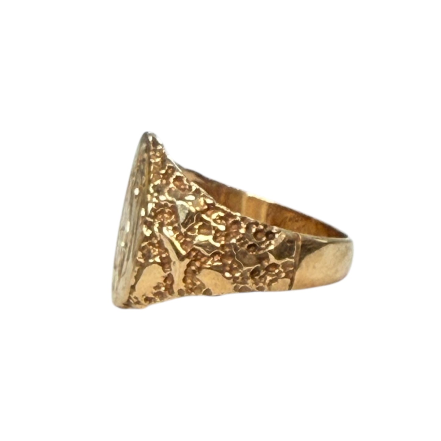 Vintage 10k Yellow Gold Signet Ring #febrings