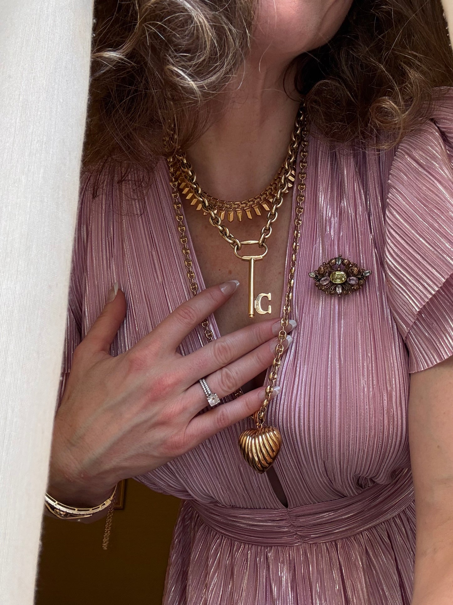 Vintage 14k Solid Gucci Link (Mariner Link) Set | Necklace + Bracelet