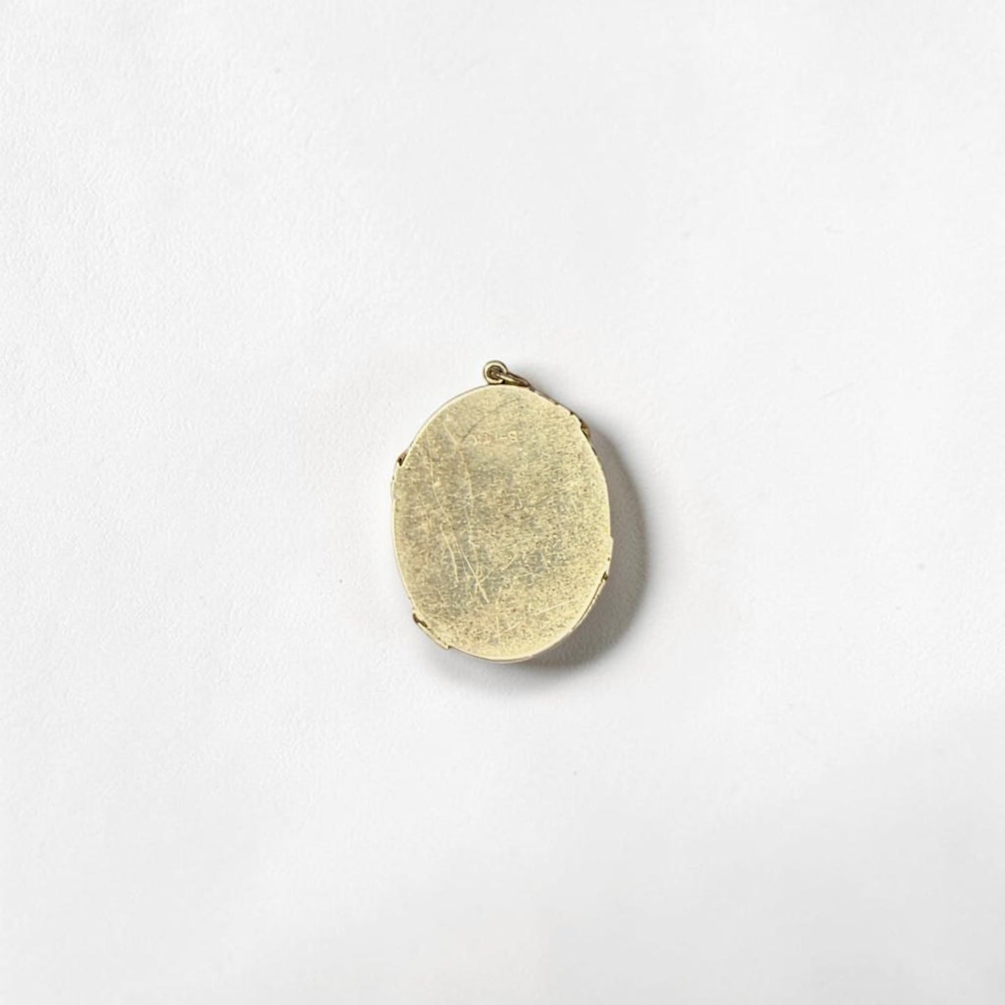 XL Vintage 14k Pearl Skiing Charm