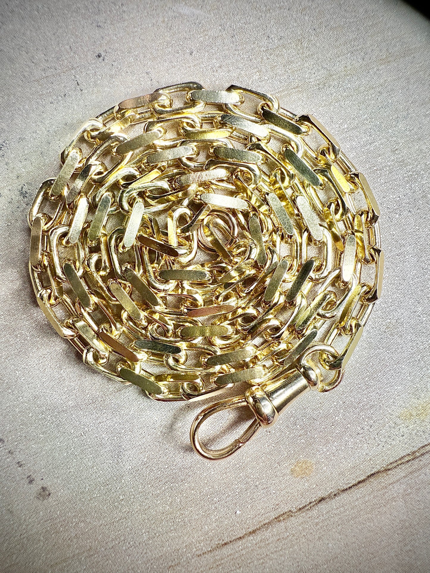 Vintage 14k Biker Link Chain