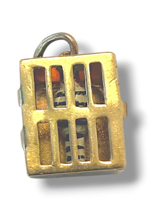 Vintage 14k Prisoner of Love Charm