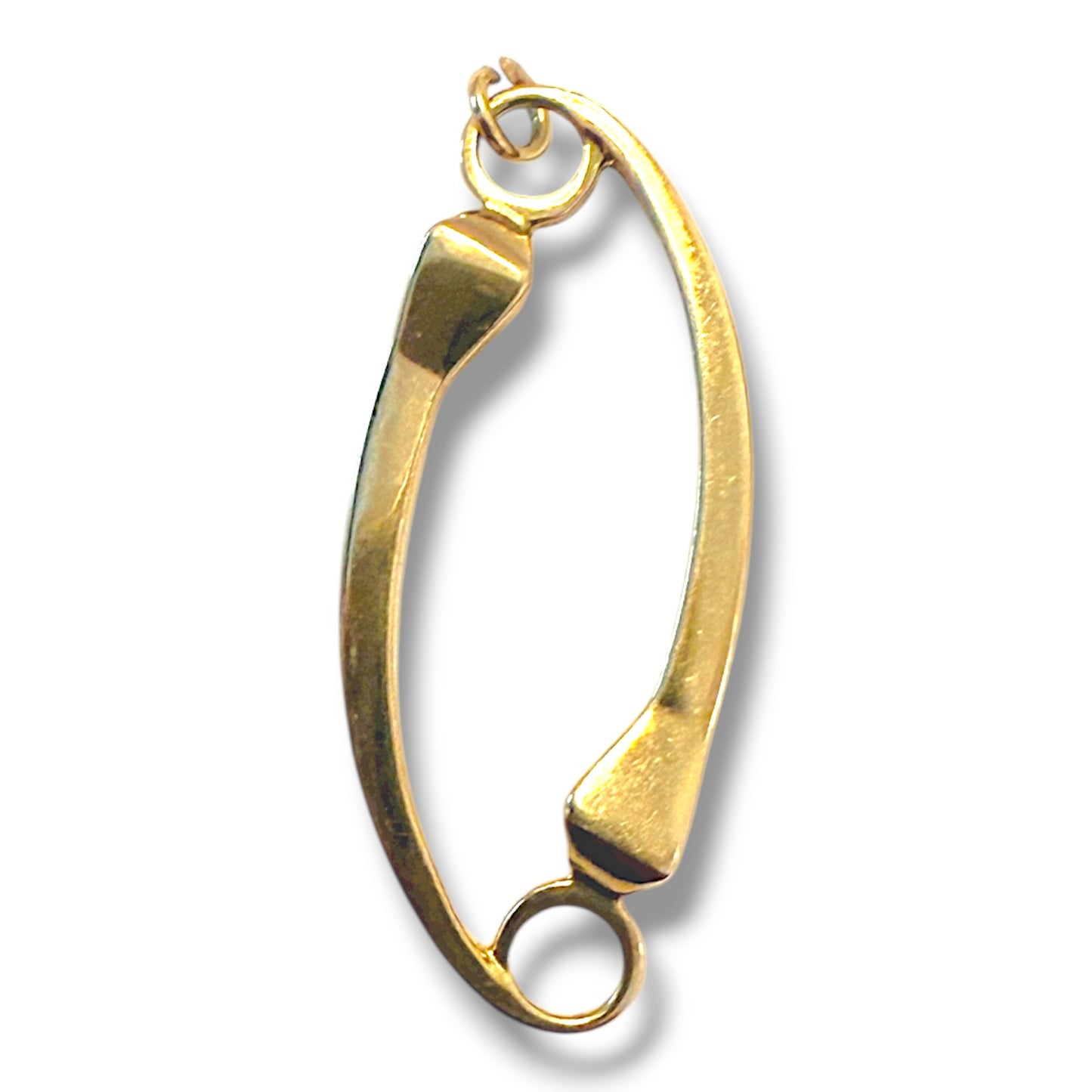 Vintage 18k Horseshoe Nails Pendant