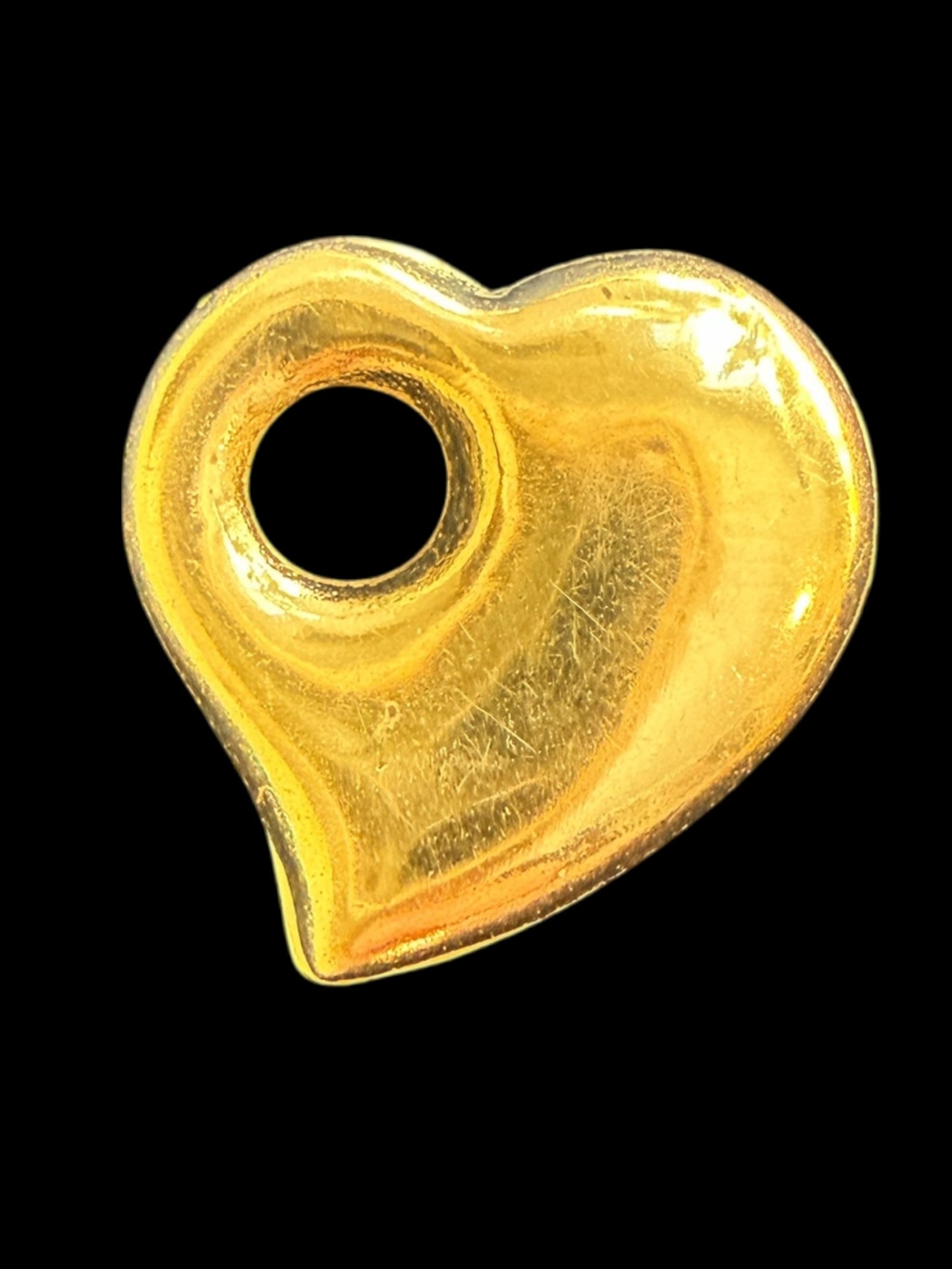 Vintage 14k Mini Puffy Hearts