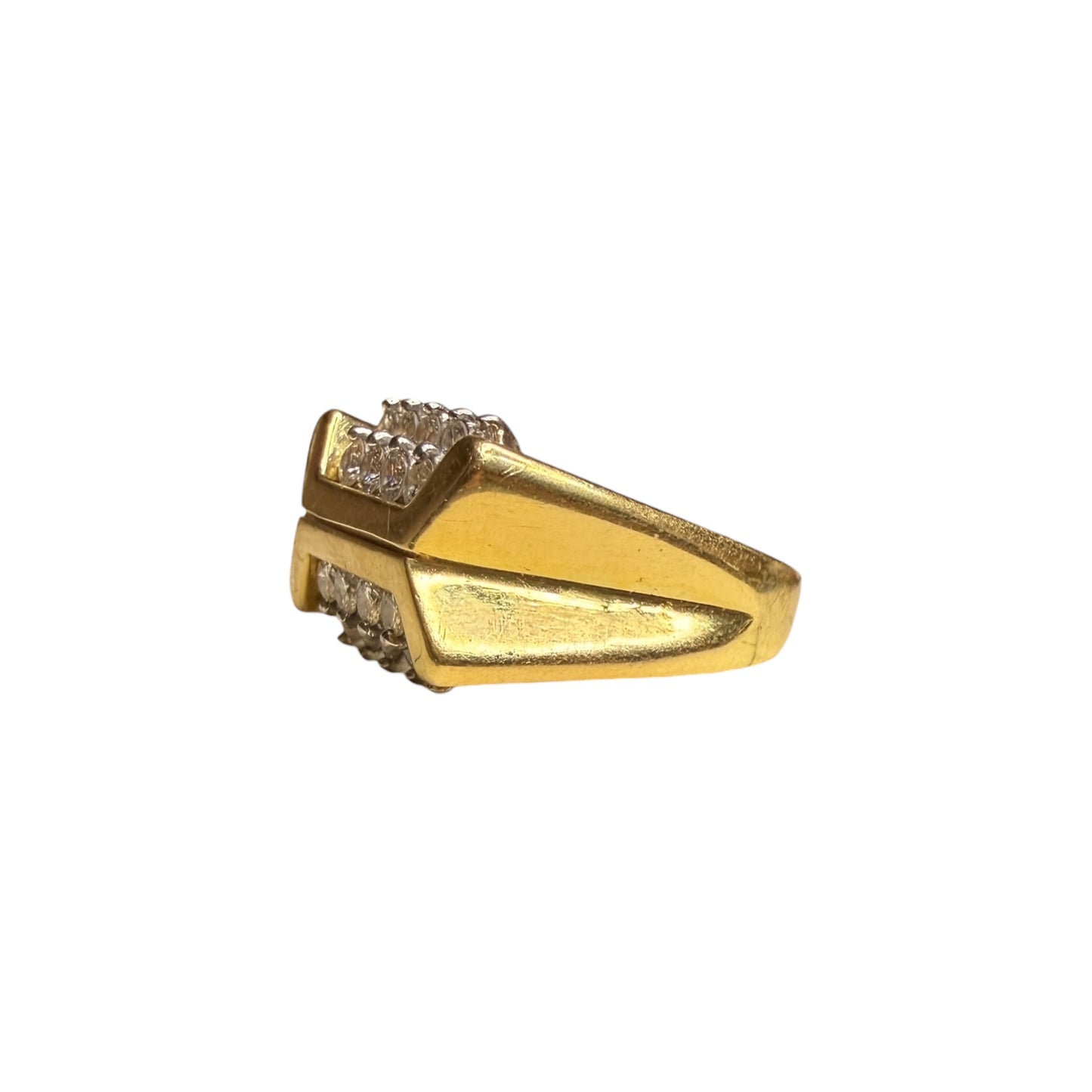 Kurt Wayne 18k Diamond Geometric Ring