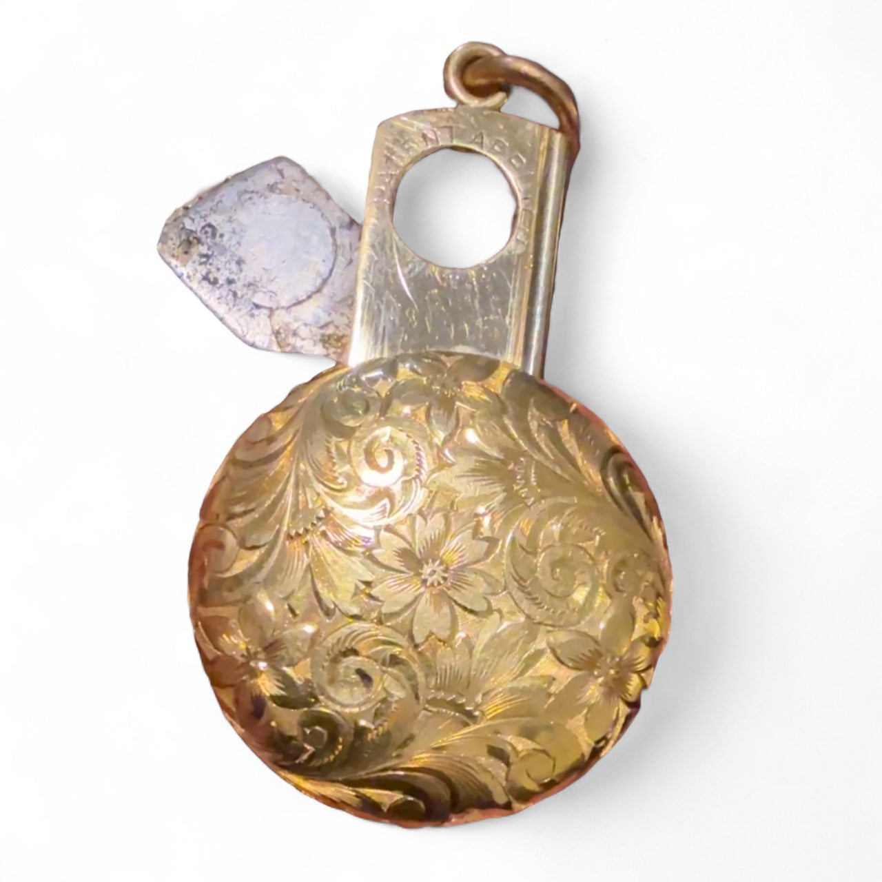 Other:Antique 14k Floral Engraved Cigar Cutter