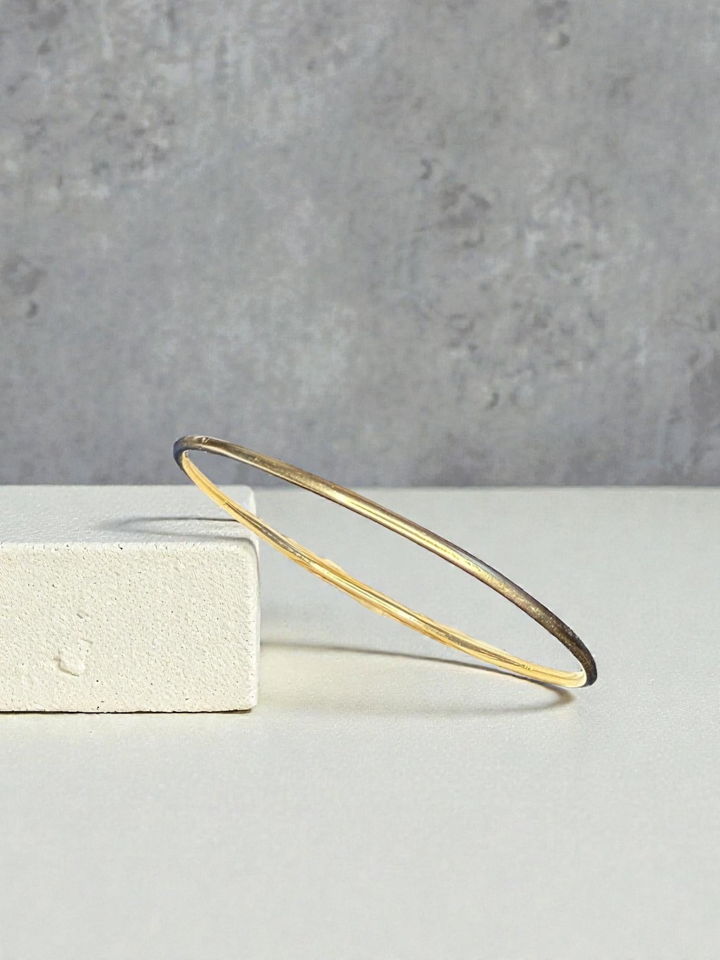 Vintage French 14k Bangle Bracelet
