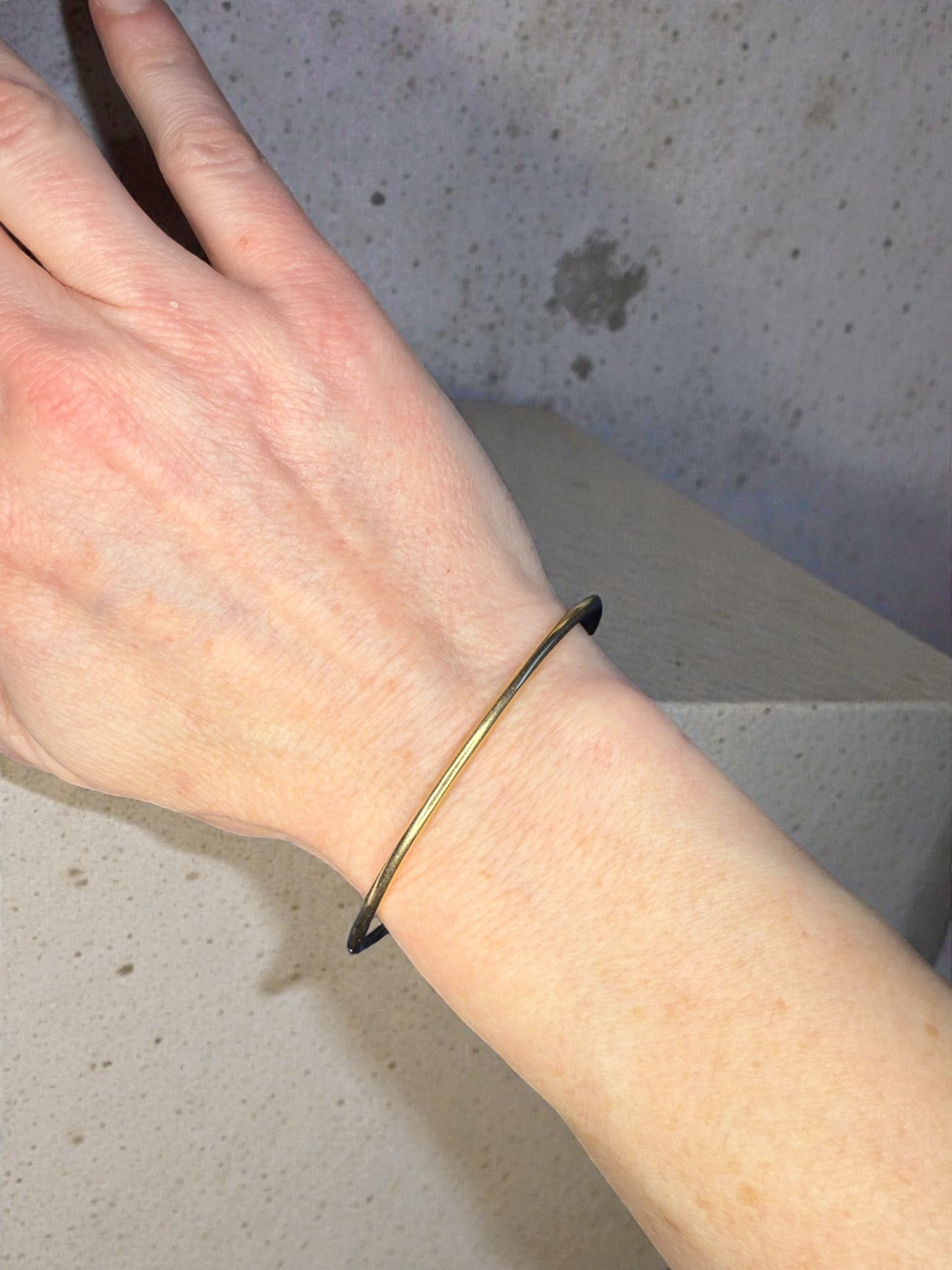 Vintage French 14k Bangle Bracelet