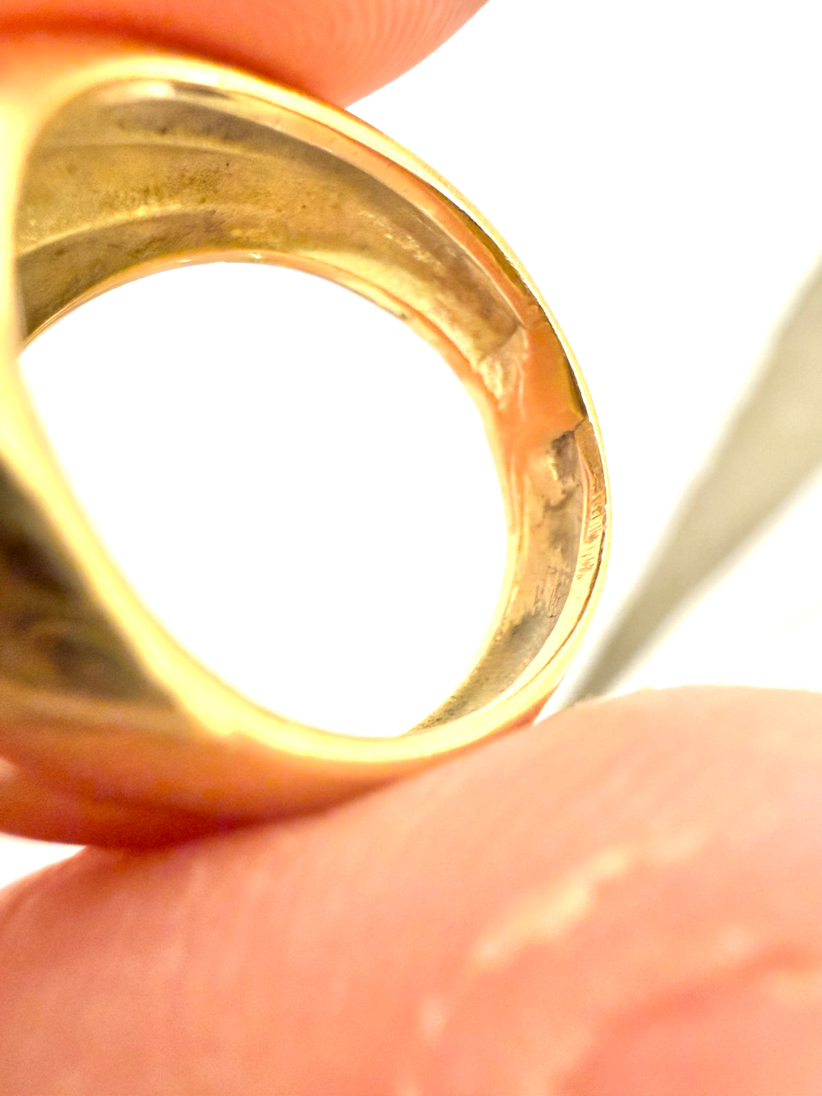 French Lucky Rabbit Ring, 18k Gold with Tsavorite Clovers & Citrine Eye, Size 6 Resizable