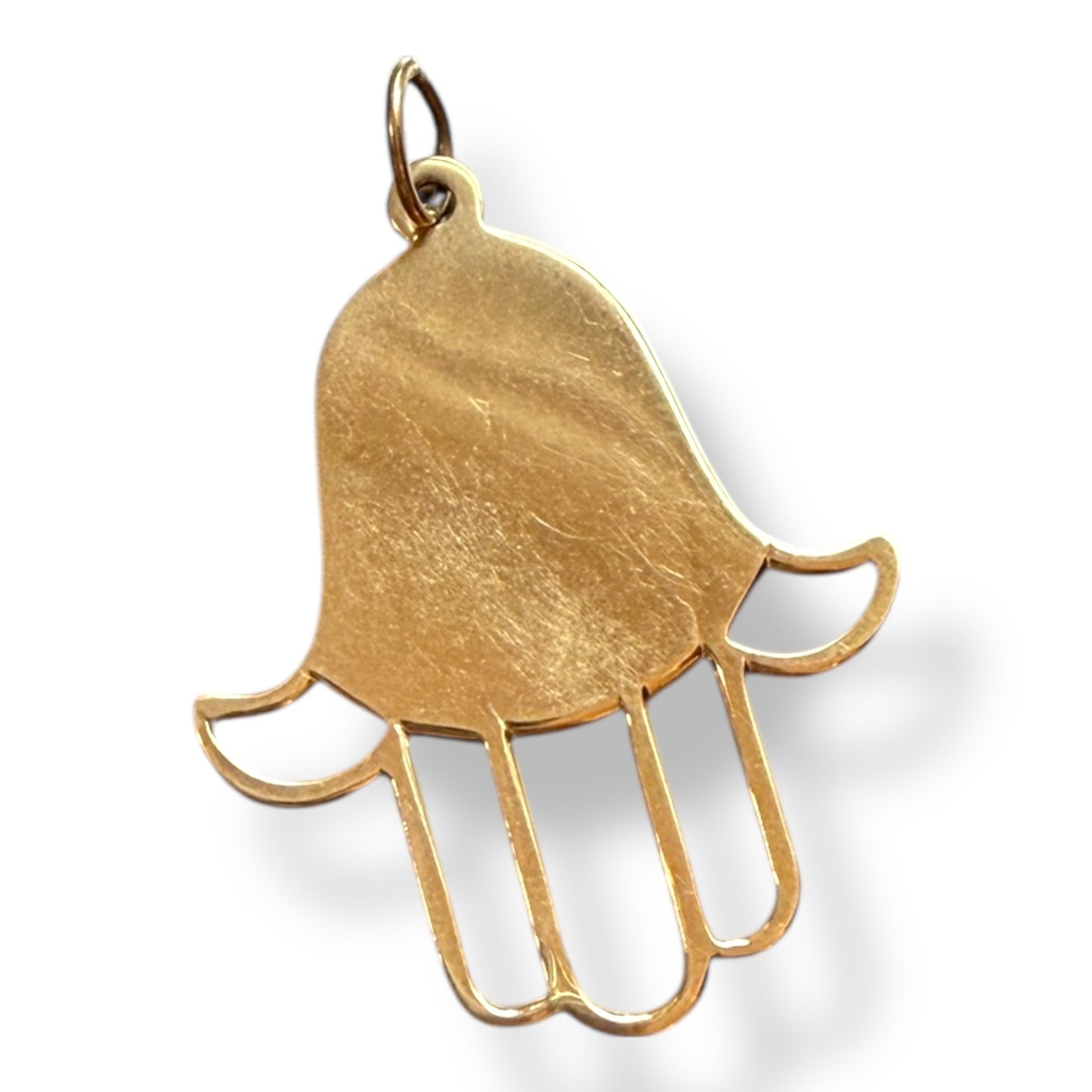 Vintage 14k Hamsa Hand Pendant