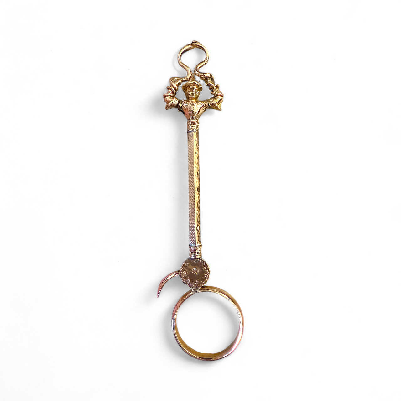 Antique 14k Cigarette Holder or Gummy Tongs