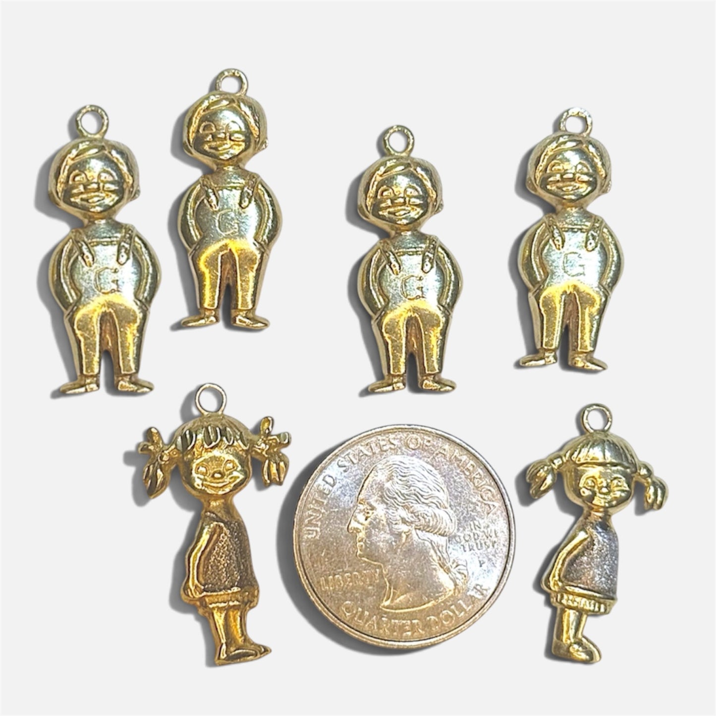 Vintage 14k Unique Kids’ Charms