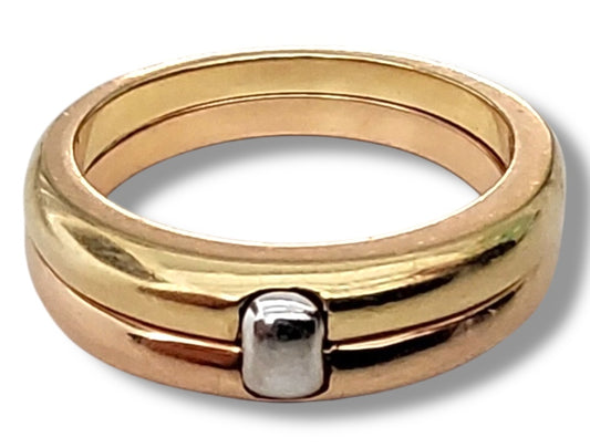 Vintage French 18k "Shhhh I Love You" Ring