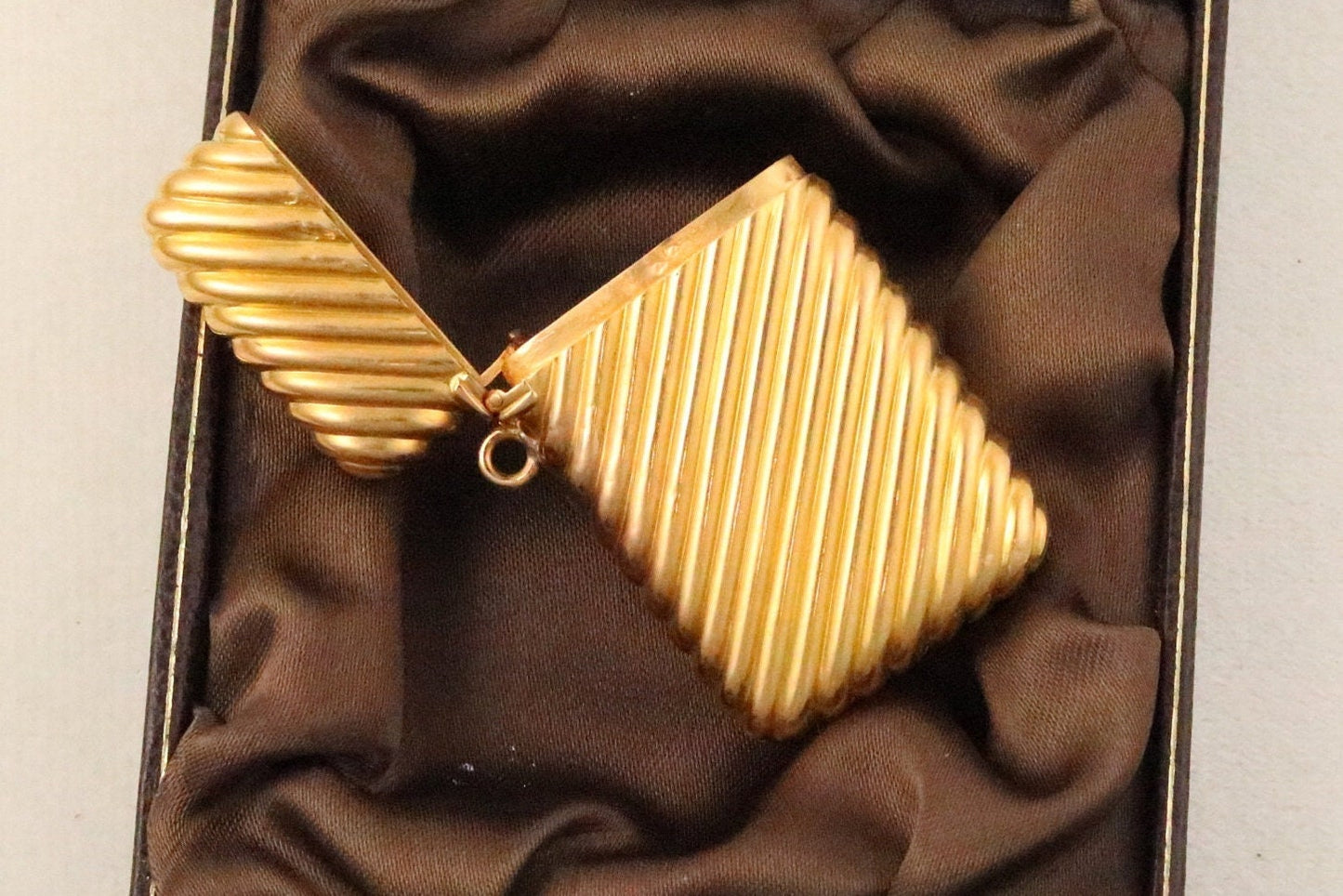 18k Yellow Gold Antique French Vesta | Match Case | Locket