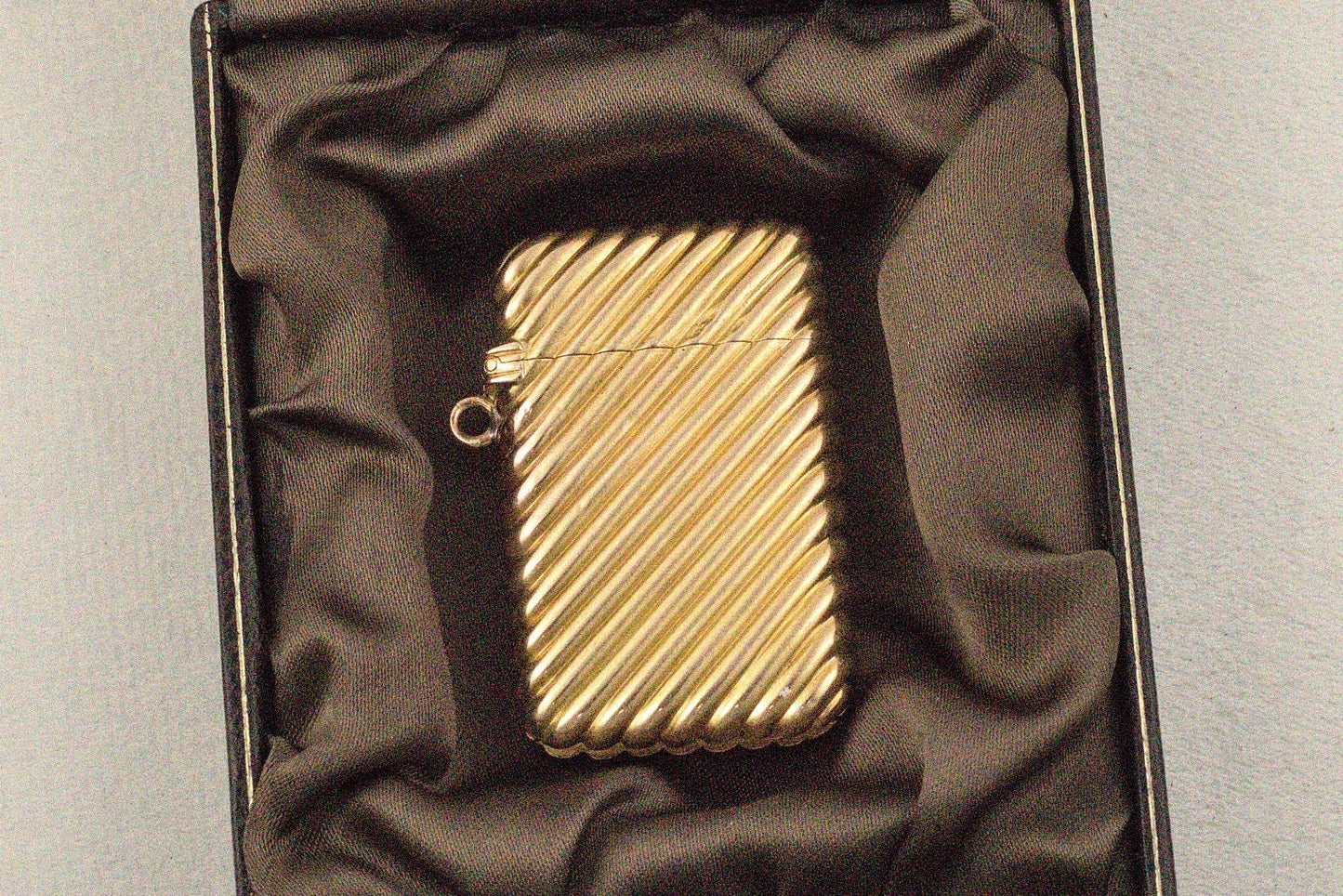 18k Yellow Gold Antique French Vesta | Match Case | Locket