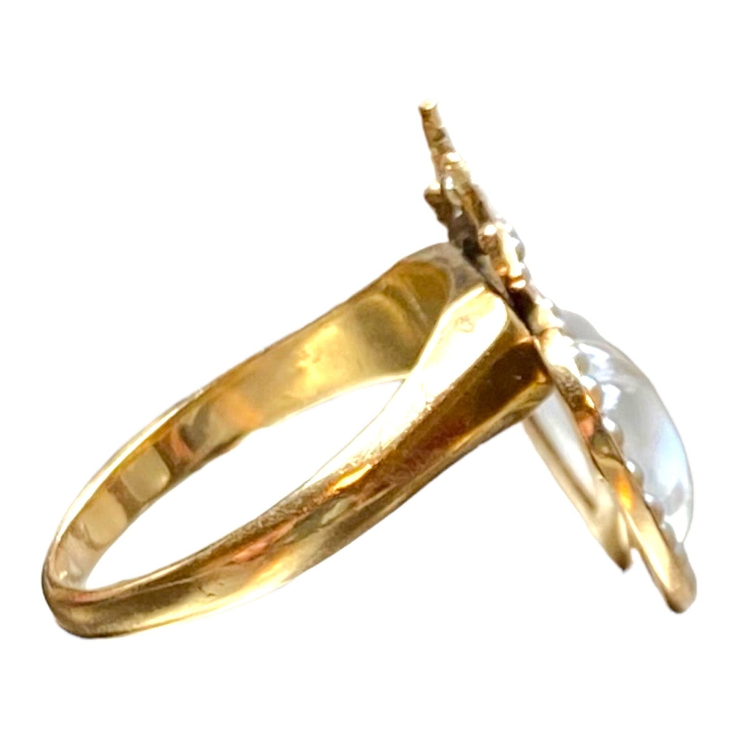 Antique 14k Crowned Hearts Ring | Luckenbooth Ring | Sentimental Jewelry