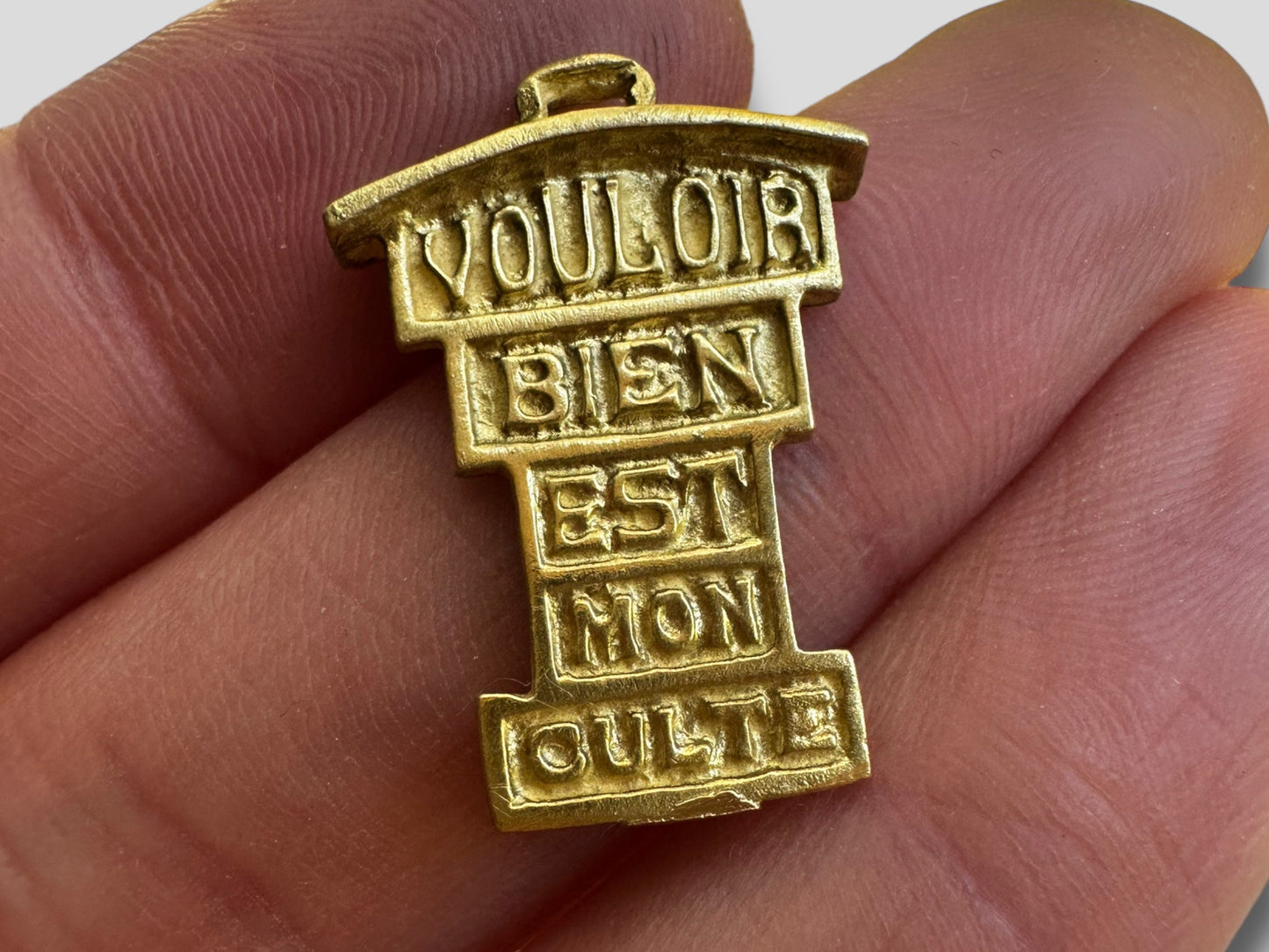 Custom 18k French Charms