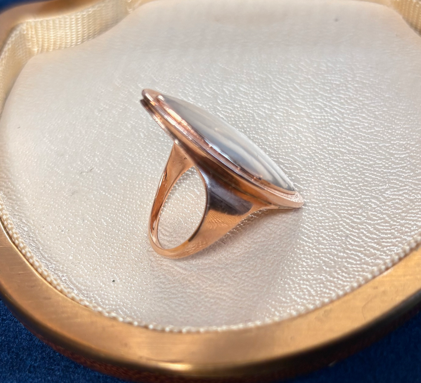 Antique English 18k Rose Gold Lover's Eye