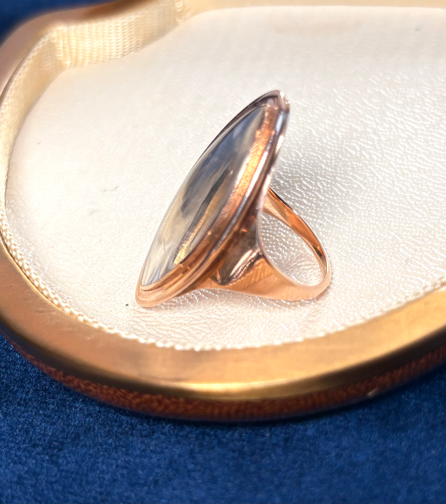 Antique English 18k Rose Gold Lover's Eye