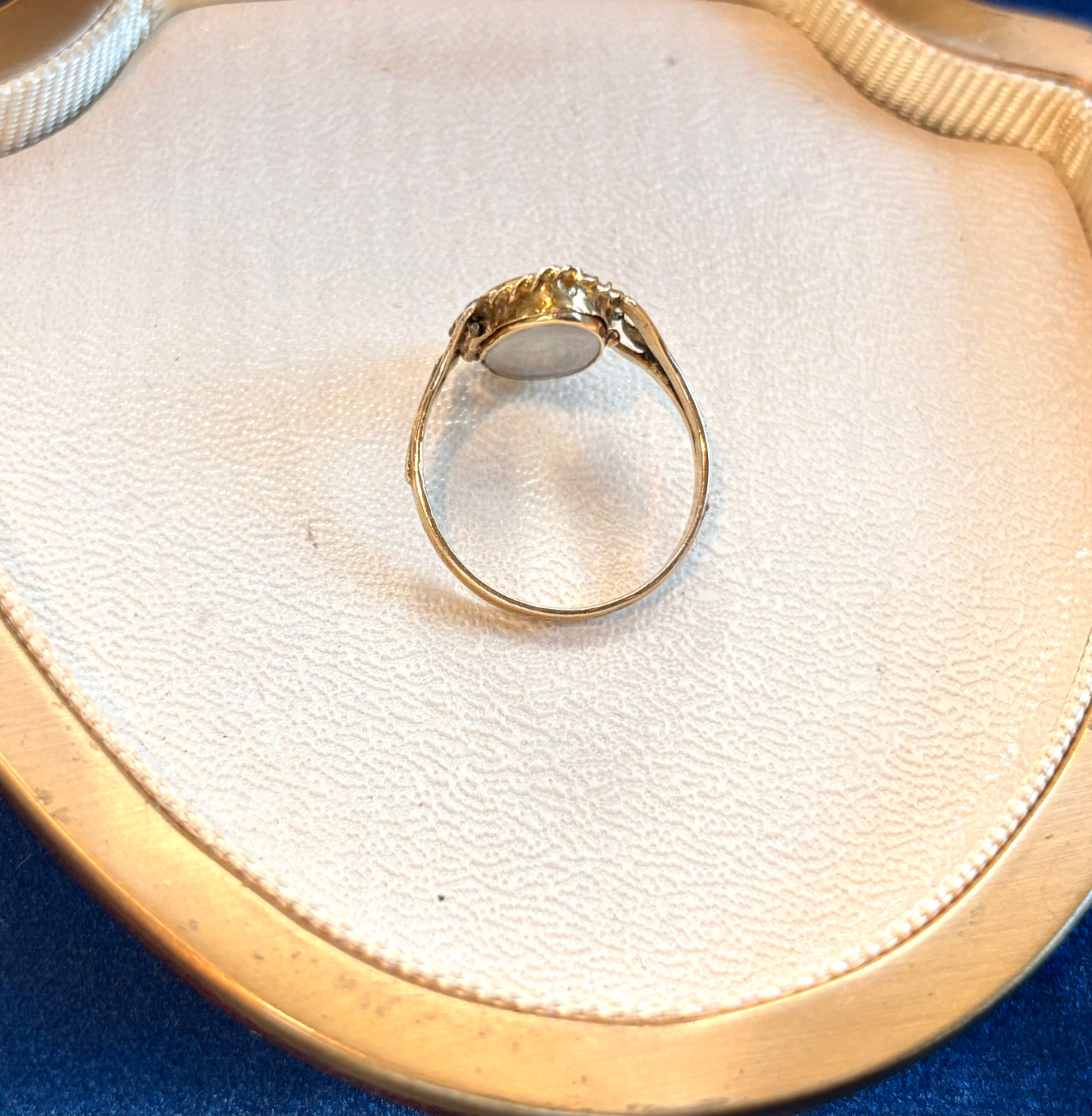 Antique French 18k Locket Ring