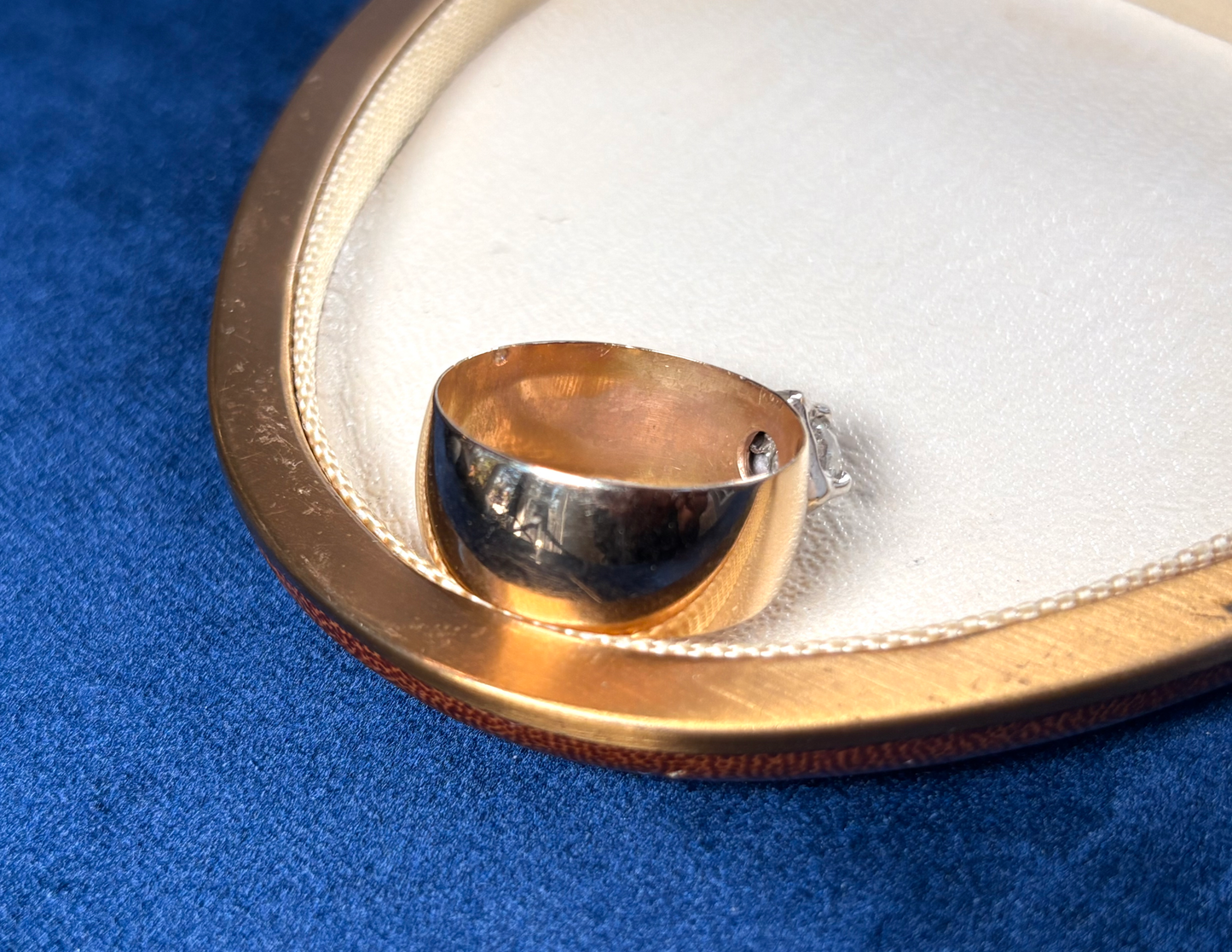 Antique 14k Diamond Solitaire Ring